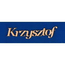 Krzysztof  12x2cm / georgia